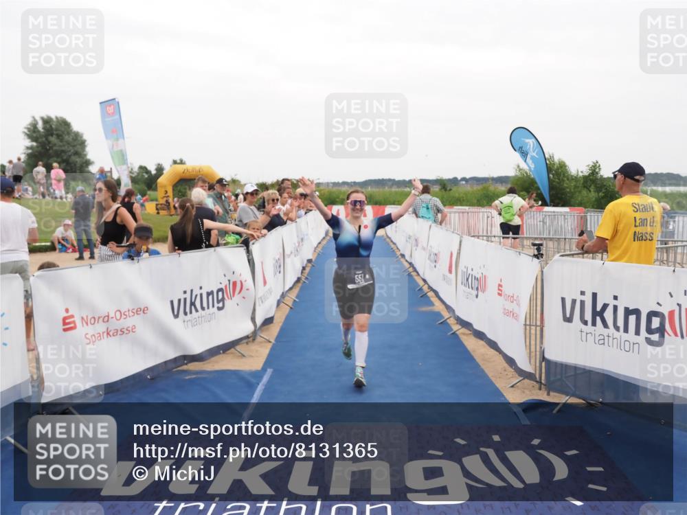 22.06.2025 - Viking Triathlon MichiJ http://msf.ph/oto/8131365 22.06.2025 15:37:39 Ziel 551 meine-sportfotos.de