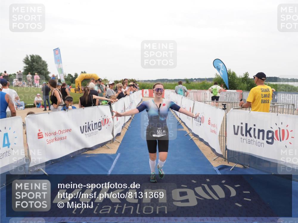 22.06.2025 - Viking Triathlon MichiJ http://msf.ph/oto/8131369 22.06.2025 15:37:39 Ziel 551 meine-sportfotos.de