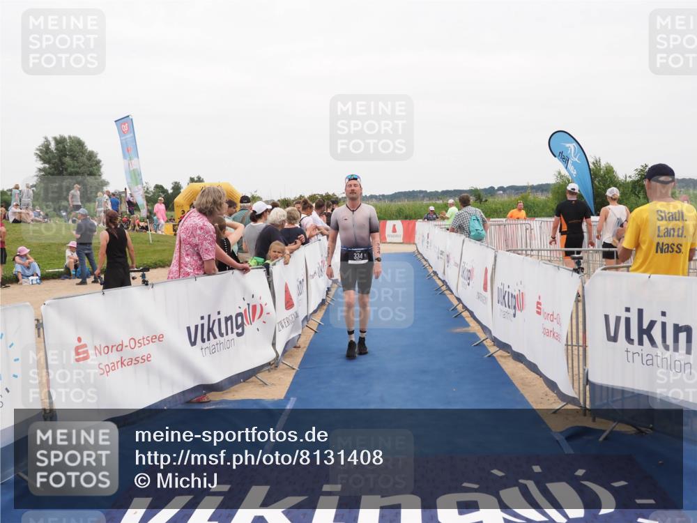 22.06.2025 - Viking Triathlon MichiJ http://msf.ph/oto/8131408 22.06.2025 15:38:21 Ziel 334 meine-sportfotos.de