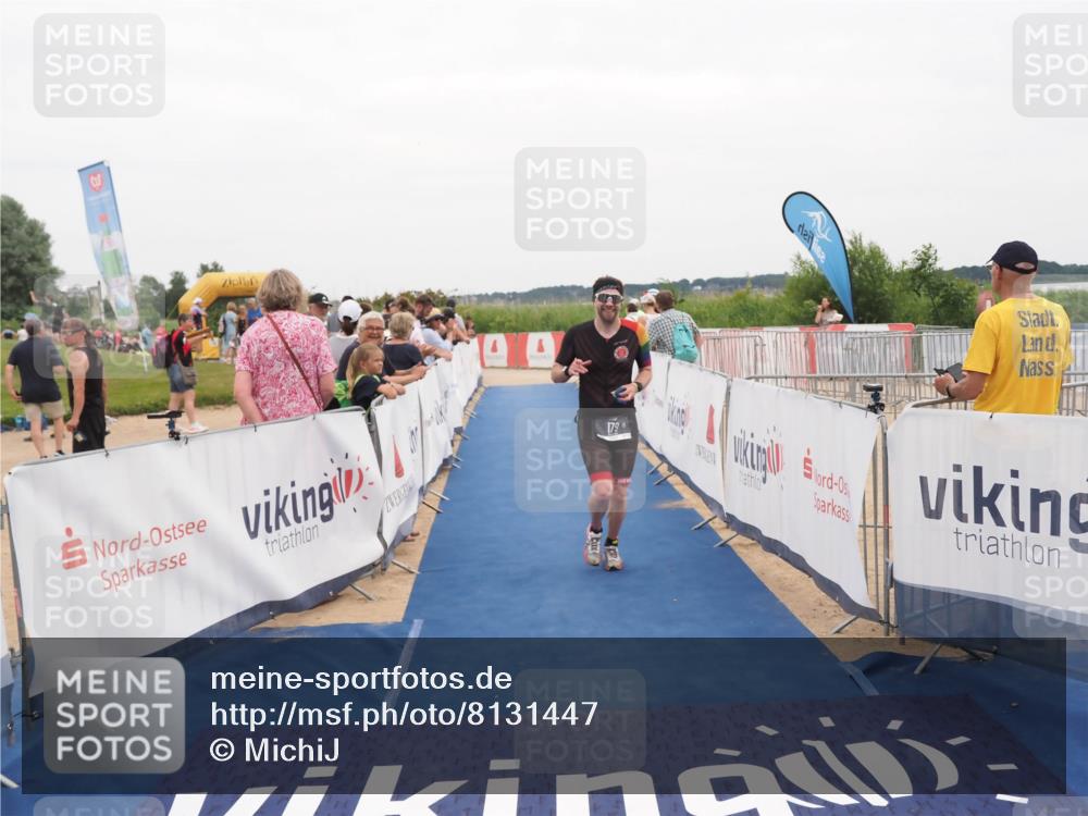 22.06.2025 - Viking Triathlon MichiJ http://msf.ph/oto/8131447 22.06.2025 15:38:34 Ziel 179 meine-sportfotos.de