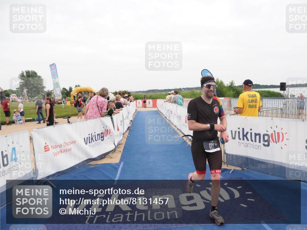 22.06.2025 - Viking Triathlon MichiJ http://msf.ph/oto/8131457 22.06.2025 15:38:35 Ziel 179 meine-sportfotos.de
