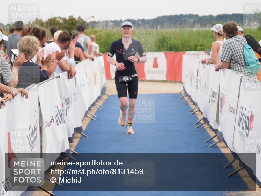 22.06.2025 - Viking Triathlon MichiJ http://msf.ph/oto/8131459 22.06.2025 15:38:55 Ziel 194 meine-sportfotos.de