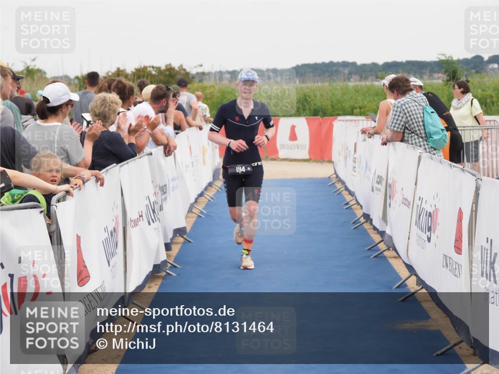 22.06.2025 - Viking Triathlon MichiJ http://msf.ph/oto/8131464 22.06.2025 15:38:56 Ziel 194 meine-sportfotos.de