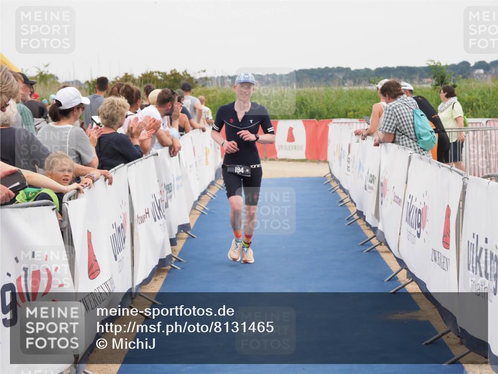 22.06.2025 - Viking Triathlon MichiJ http://msf.ph/oto/8131465 22.06.2025 15:38:56 Ziel 194 meine-sportfotos.de