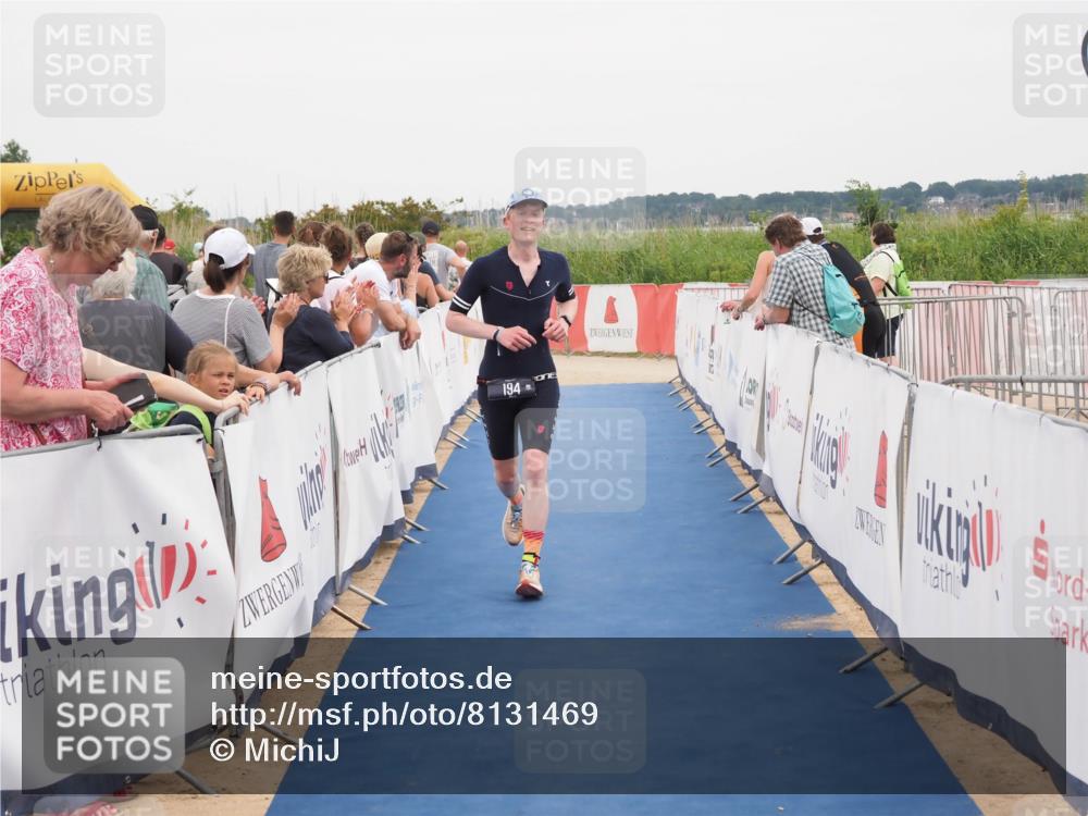 22.06.2025 - Viking Triathlon MichiJ http://msf.ph/oto/8131469 22.06.2025 15:38:56 Ziel 194 meine-sportfotos.de