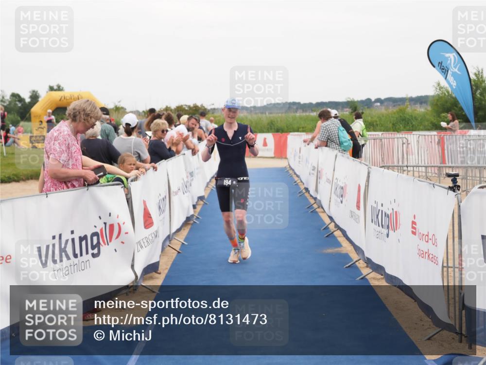 22.06.2025 - Viking Triathlon MichiJ http://msf.ph/oto/8131473 22.06.2025 15:38:57 Ziel 194 meine-sportfotos.de