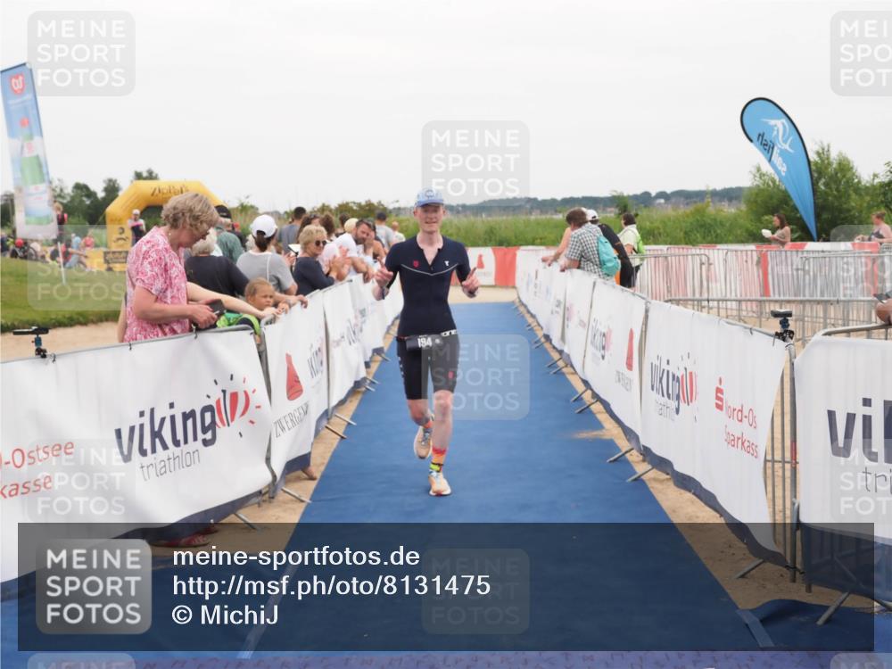 22.06.2025 - Viking Triathlon MichiJ http://msf.ph/oto/8131475 22.06.2025 15:38:57 Ziel 194 meine-sportfotos.de