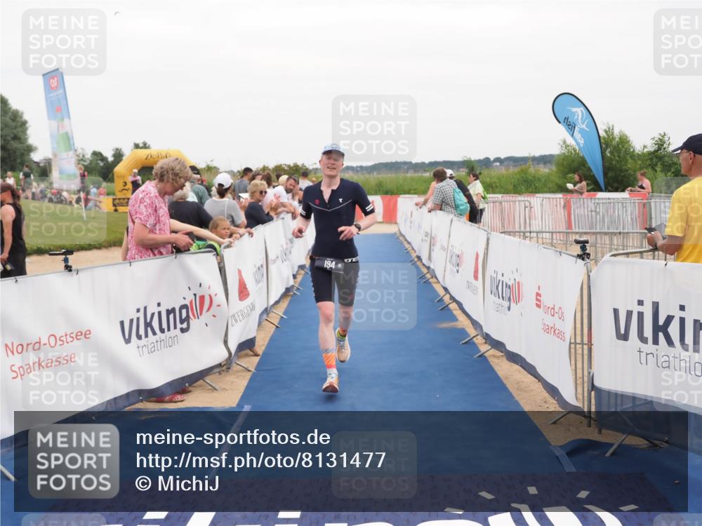 22.06.2025 - Viking Triathlon MichiJ http://msf.ph/oto/8131477 22.06.2025 15:38:57 Ziel 194 meine-sportfotos.de
