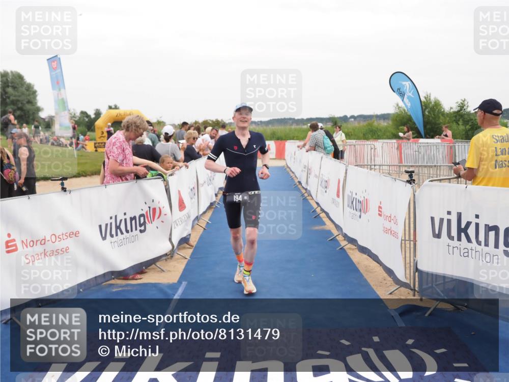 22.06.2025 - Viking Triathlon MichiJ http://msf.ph/oto/8131479 22.06.2025 15:38:58 Ziel 194 meine-sportfotos.de