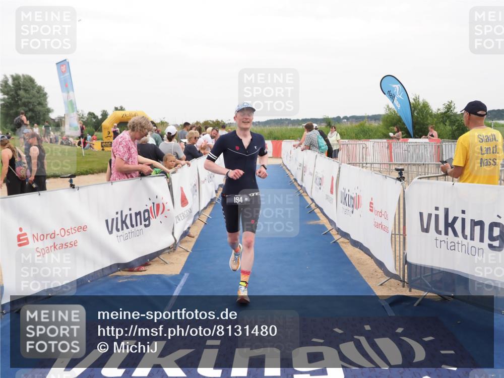 22.06.2025 - Viking Triathlon MichiJ http://msf.ph/oto/8131480 22.06.2025 15:38:58 Ziel 194 meine-sportfotos.de