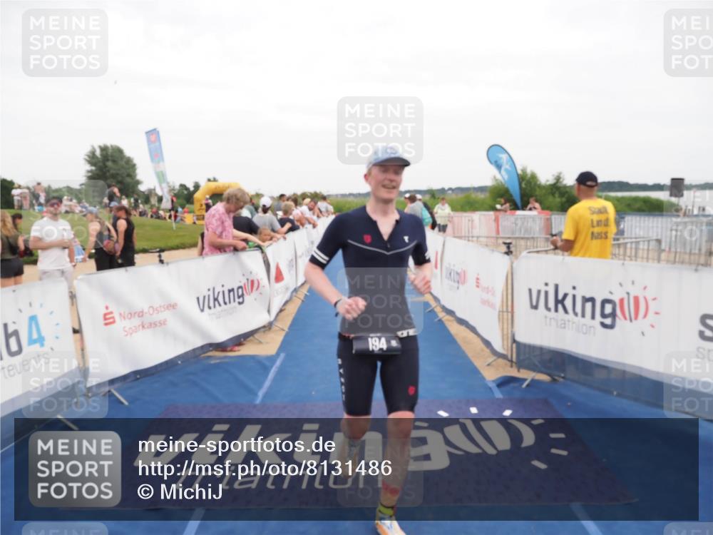 22.06.2025 - Viking Triathlon MichiJ http://msf.ph/oto/8131486 22.06.2025 15:38:58 Ziel 194 meine-sportfotos.de