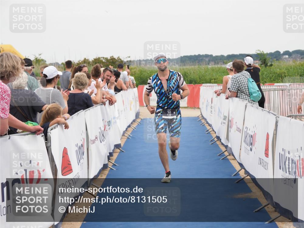 22.06.2025 - Viking Triathlon MichiJ http://msf.ph/oto/8131505 22.06.2025 15:39:08 Ziel 70 meine-sportfotos.de