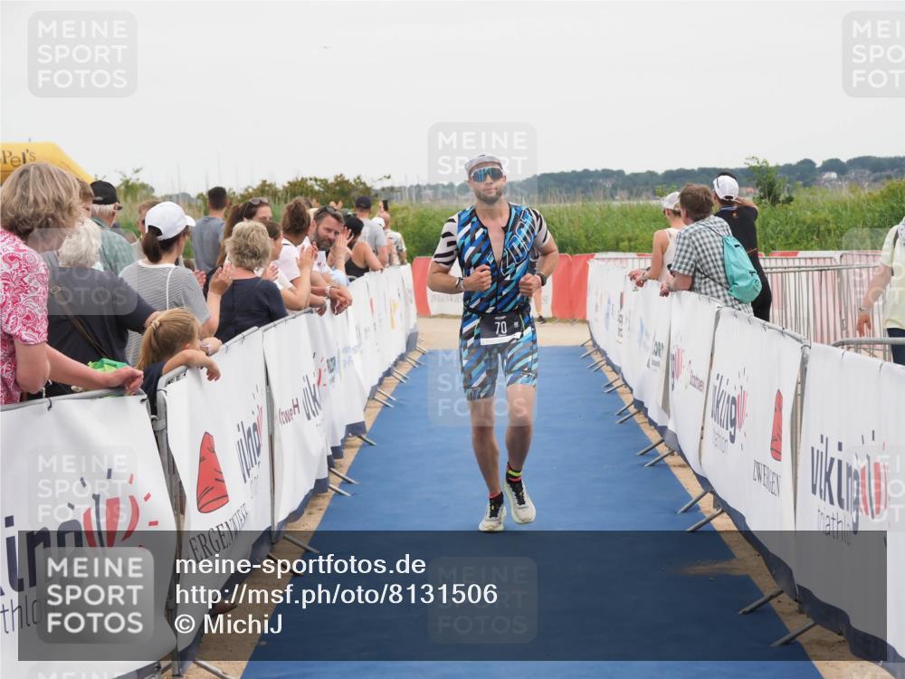22.06.2025 - Viking Triathlon MichiJ http://msf.ph/oto/8131506 22.06.2025 15:39:08 Ziel 70 meine-sportfotos.de