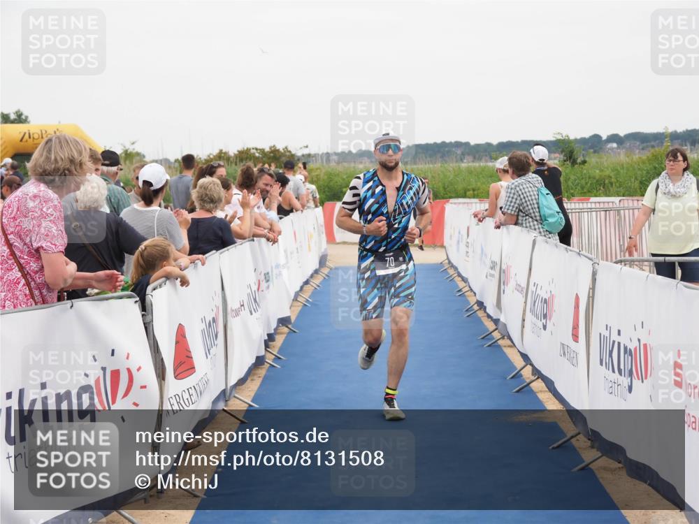 22.06.2025 - Viking Triathlon MichiJ http://msf.ph/oto/8131508 22.06.2025 15:39:08 Ziel 70 meine-sportfotos.de