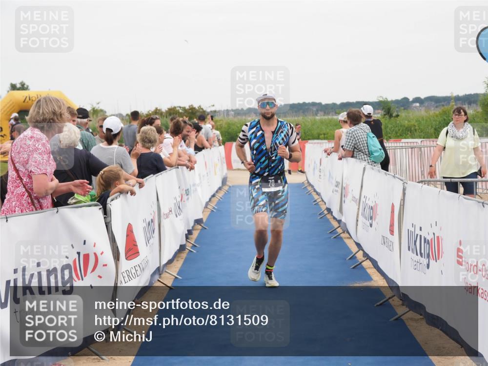 22.06.2025 - Viking Triathlon MichiJ http://msf.ph/oto/8131509 22.06.2025 15:39:08 Ziel 70 meine-sportfotos.de