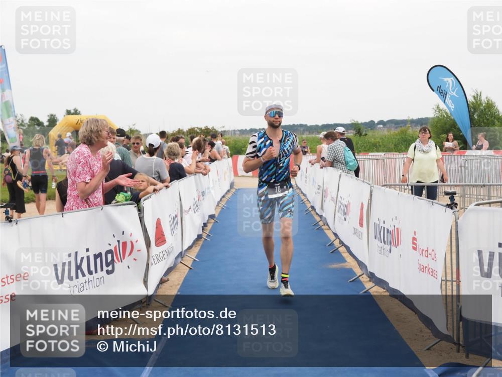 22.06.2025 - Viking Triathlon MichiJ http://msf.ph/oto/8131513 22.06.2025 15:39:09 Ziel 70 meine-sportfotos.de