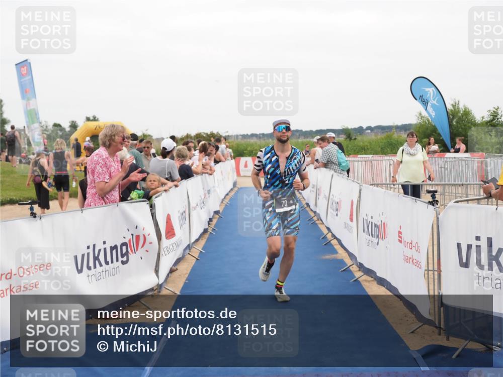22.06.2025 - Viking Triathlon MichiJ http://msf.ph/oto/8131515 22.06.2025 15:39:09 Ziel 70 meine-sportfotos.de
