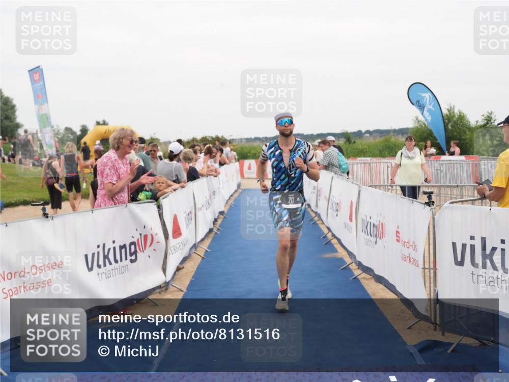 22.06.2025 - Viking Triathlon MichiJ http://msf.ph/oto/8131516 22.06.2025 15:39:09 Ziel 70 meine-sportfotos.de