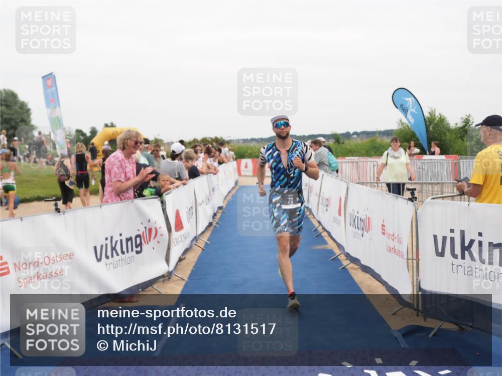22.06.2025 - Viking Triathlon MichiJ http://msf.ph/oto/8131517 22.06.2025 15:39:09 Ziel 70 meine-sportfotos.de