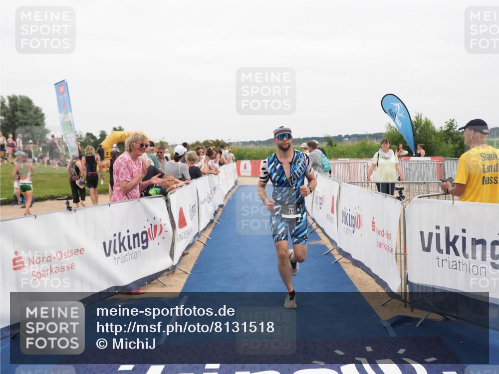 22.06.2025 - Viking Triathlon MichiJ http://msf.ph/oto/8131518 22.06.2025 15:39:09 Ziel 70 meine-sportfotos.de