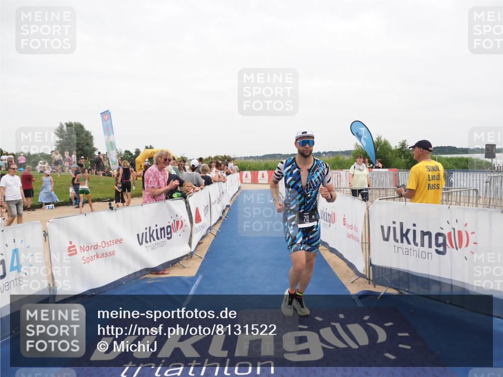 22.06.2025 - Viking Triathlon MichiJ http://msf.ph/oto/8131522 22.06.2025 15:39:10 Ziel 70 meine-sportfotos.de
