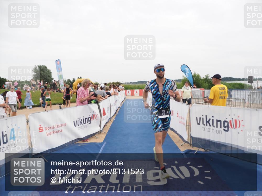 22.06.2025 - Viking Triathlon MichiJ http://msf.ph/oto/8131523 22.06.2025 15:39:10 Ziel 70 meine-sportfotos.de
