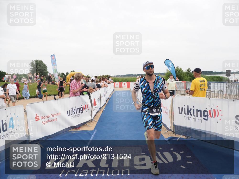 22.06.2025 - Viking Triathlon MichiJ http://msf.ph/oto/8131524 22.06.2025 15:39:10 Ziel 70 meine-sportfotos.de