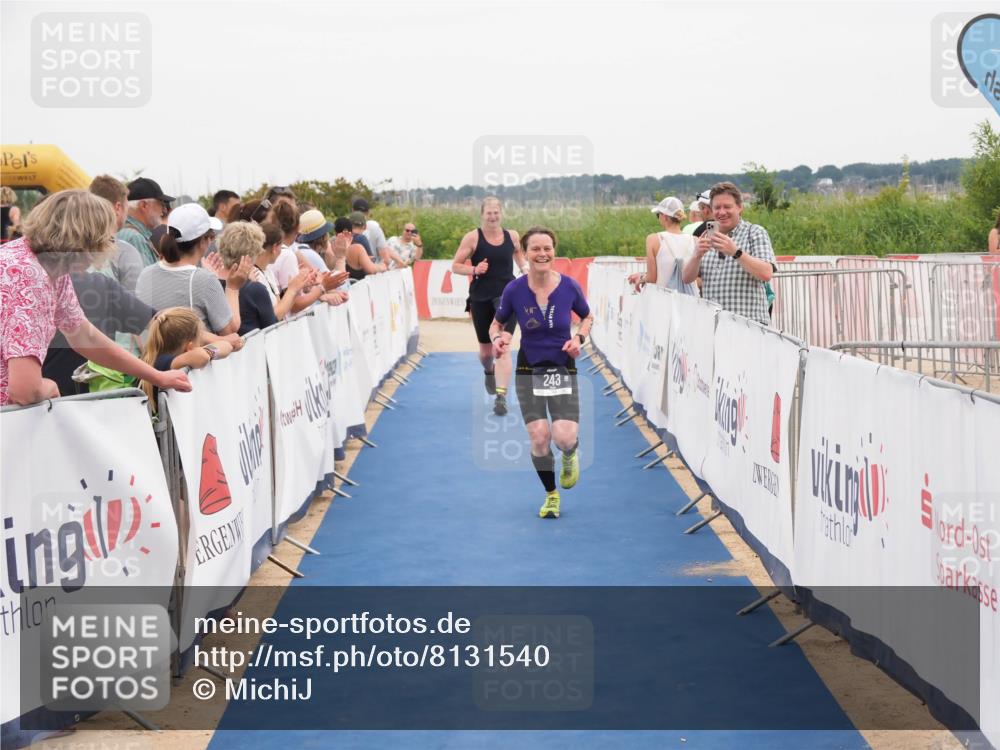 22.06.2025 - Viking Triathlon MichiJ http://msf.ph/oto/8131540 22.06.2025 15:39:26 Ziel 243, 475 meine-sportfotos.de