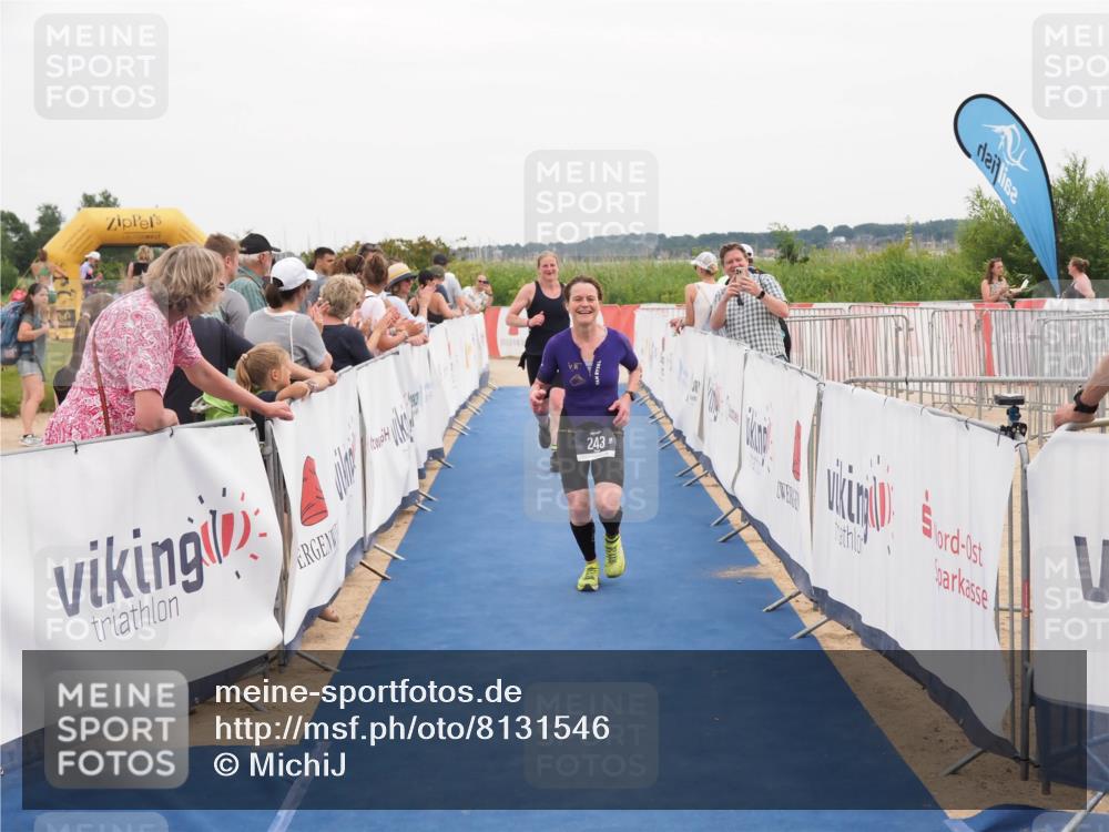22.06.2025 - Viking Triathlon MichiJ http://msf.ph/oto/8131546 22.06.2025 15:39:26 Ziel 243, 475 meine-sportfotos.de