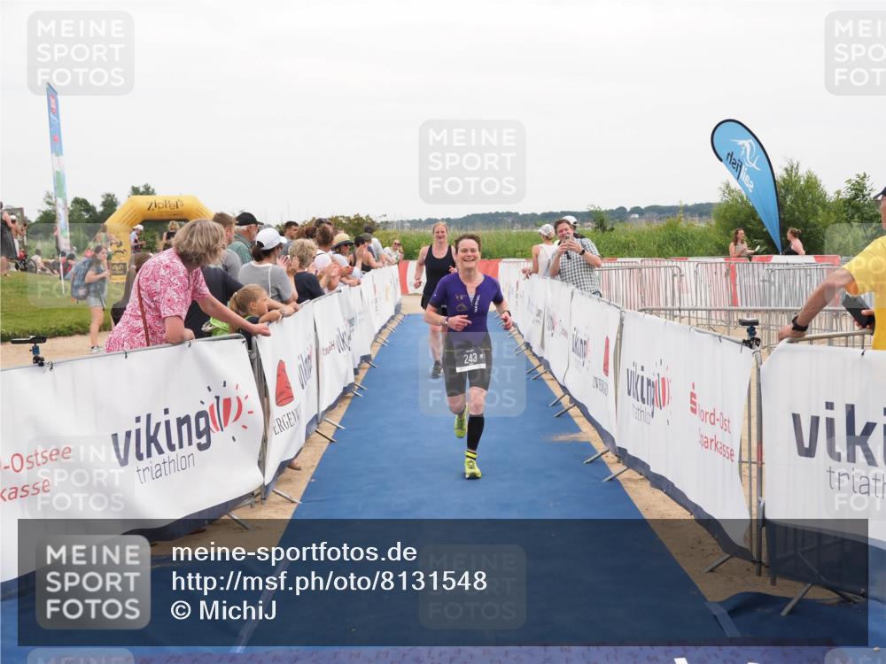 22.06.2025 - Viking Triathlon MichiJ http://msf.ph/oto/8131548 22.06.2025 15:39:27 Ziel 243, 475 meine-sportfotos.de