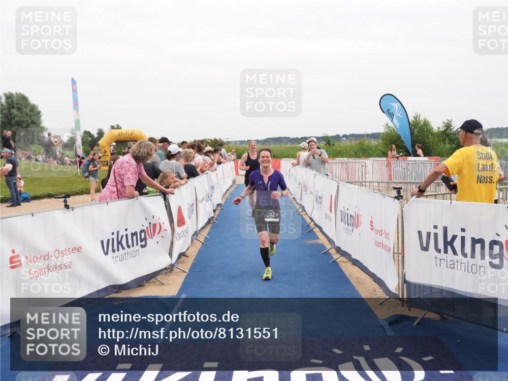 22.06.2025 - Viking Triathlon MichiJ http://msf.ph/oto/8131551 22.06.2025 15:39:27 Ziel 243, 475 meine-sportfotos.de
