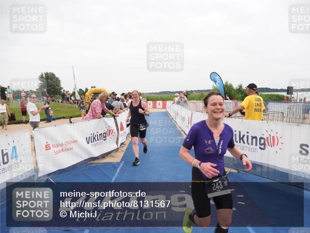 22.06.2025 - Viking Triathlon MichiJ http://msf.ph/oto/8131567 22.06.2025 15:39:29 Ziel 243, 475 meine-sportfotos.de
