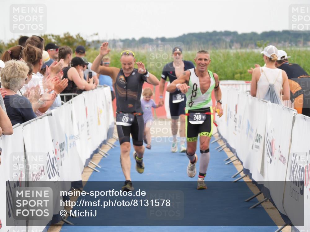 22.06.2025 - Viking Triathlon MichiJ http://msf.ph/oto/8131578 22.06.2025 15:39:57 Ziel 170, 180, 248 meine-sportfotos.de