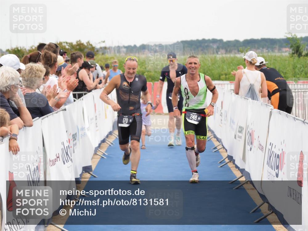 22.06.2025 - Viking Triathlon MichiJ http://msf.ph/oto/8131581 22.06.2025 15:39:57 Ziel 170, 180, 248 meine-sportfotos.de