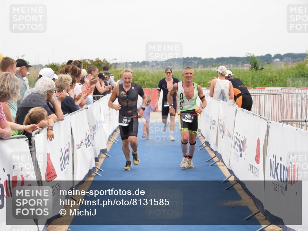 22.06.2025 - Viking Triathlon MichiJ http://msf.ph/oto/8131585 22.06.2025 15:39:58 Ziel 170, 180, 248 meine-sportfotos.de