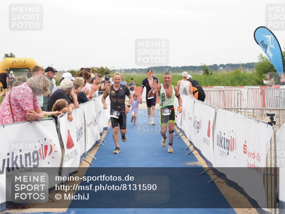 22.06.2025 - Viking Triathlon MichiJ http://msf.ph/oto/8131590 22.06.2025 15:39:59 Ziel 170, 180, 248 meine-sportfotos.de