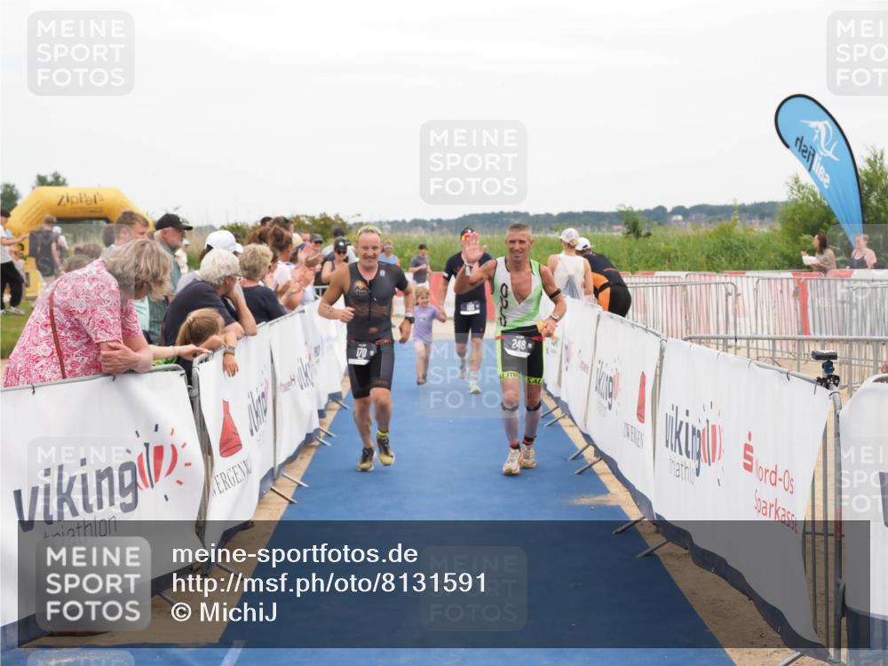22.06.2025 - Viking Triathlon MichiJ http://msf.ph/oto/8131591 22.06.2025 15:39:59 Ziel 170, 180, 248 meine-sportfotos.de