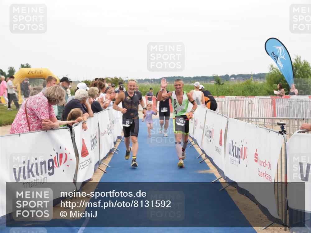 22.06.2025 - Viking Triathlon MichiJ http://msf.ph/oto/8131592 22.06.2025 15:39:59 Ziel 170, 180, 248 meine-sportfotos.de
