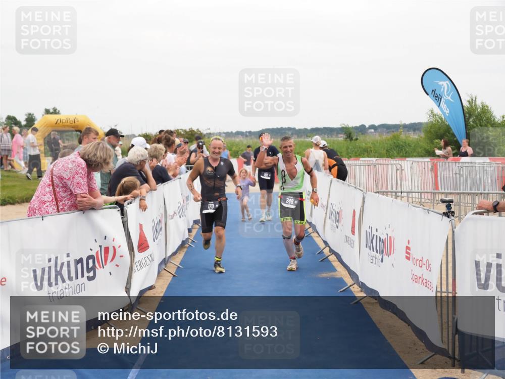 22.06.2025 - Viking Triathlon MichiJ http://msf.ph/oto/8131593 22.06.2025 15:39:59 Ziel 170, 180, 248 meine-sportfotos.de