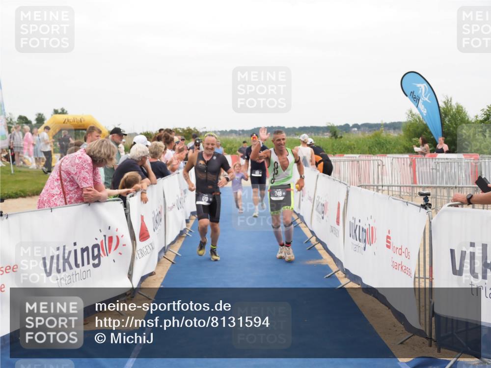 22.06.2025 - Viking Triathlon MichiJ http://msf.ph/oto/8131594 22.06.2025 15:39:59 Ziel 170, 180, 248 meine-sportfotos.de