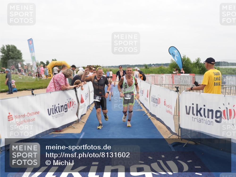 22.06.2025 - Viking Triathlon MichiJ http://msf.ph/oto/8131602 22.06.2025 15:40:00 Ziel 170, 180, 248 meine-sportfotos.de