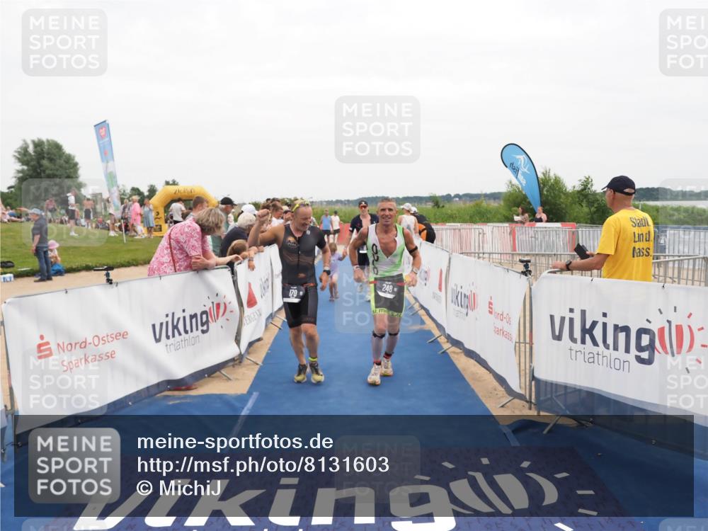 22.06.2025 - Viking Triathlon MichiJ http://msf.ph/oto/8131603 22.06.2025 15:40:00 Ziel 170, 180, 248 meine-sportfotos.de