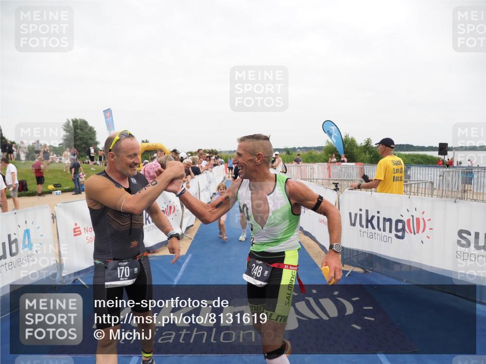 22.06.2025 - Viking Triathlon MichiJ http://msf.ph/oto/8131619 22.06.2025 15:40:02 Ziel 170, 180, 248 meine-sportfotos.de