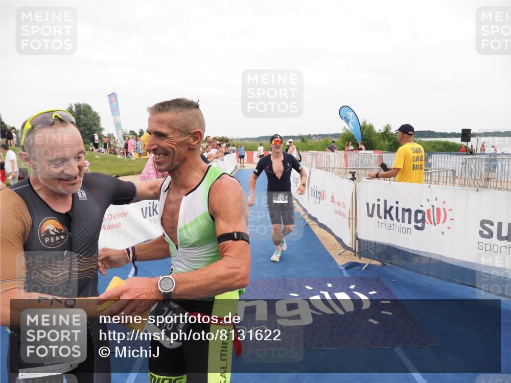 22.06.2025 - Viking Triathlon MichiJ http://msf.ph/oto/8131622 22.06.2025 15:40:03 Ziel 170, 180, 248 meine-sportfotos.de