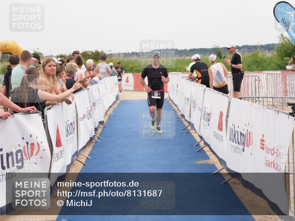 22.06.2025 - Viking Triathlon MichiJ http://msf.ph/oto/8131687 22.06.2025 15:40:42 Ziel 159, 437 meine-sportfotos.de