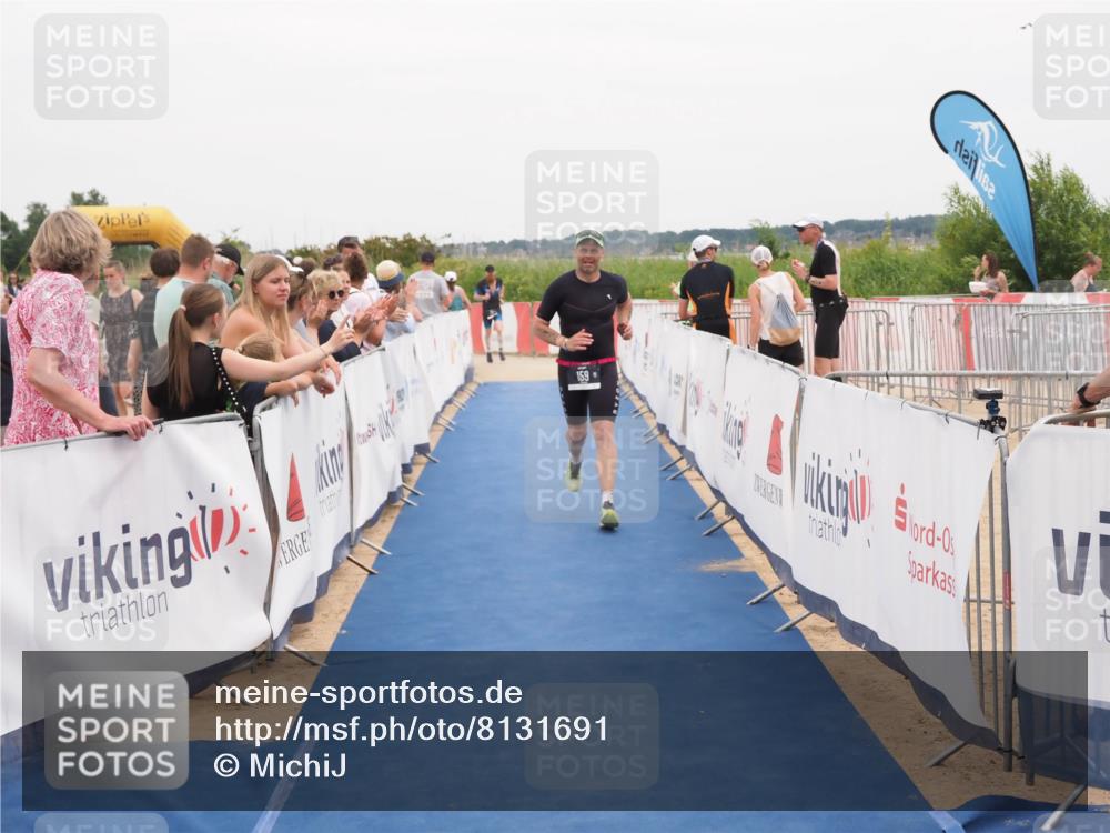 22.06.2025 - Viking Triathlon MichiJ http://msf.ph/oto/8131691 22.06.2025 15:40:43 Ziel 159, 437 meine-sportfotos.de