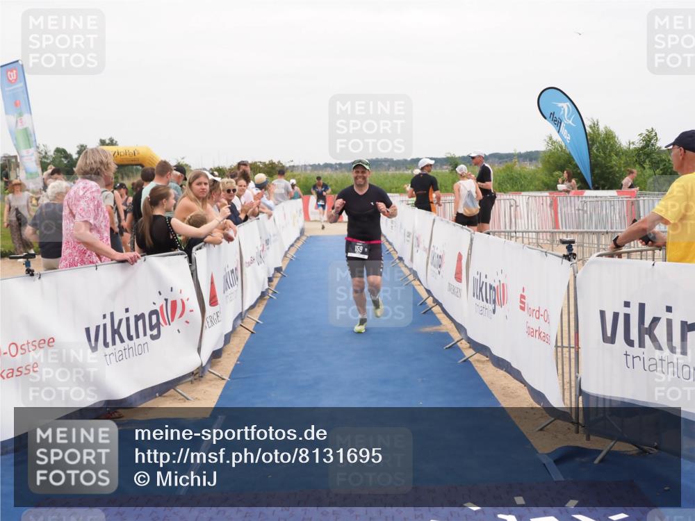 22.06.2025 - Viking Triathlon MichiJ http://msf.ph/oto/8131695 22.06.2025 15:40:43 Ziel 159, 437 meine-sportfotos.de