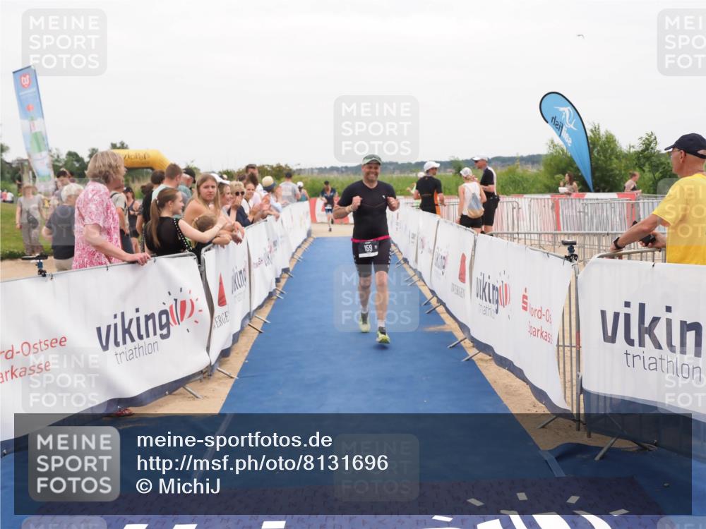 22.06.2025 - Viking Triathlon MichiJ http://msf.ph/oto/8131696 22.06.2025 15:40:43 Ziel 159, 437 meine-sportfotos.de