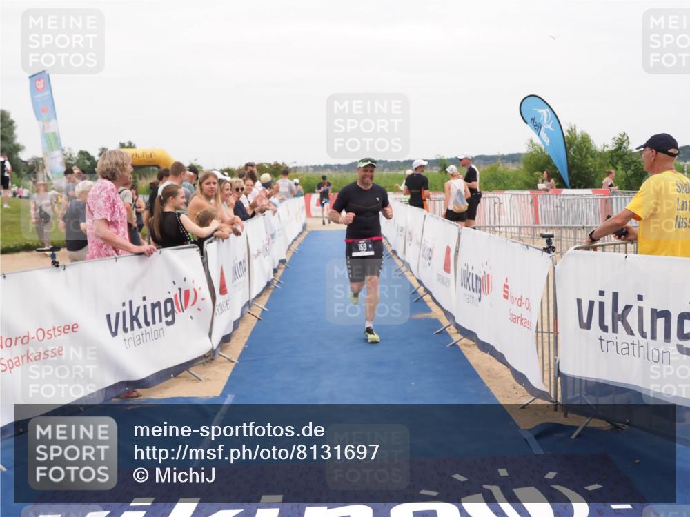 22.06.2025 - Viking Triathlon MichiJ http://msf.ph/oto/8131697 22.06.2025 15:40:43 Ziel 159, 437 meine-sportfotos.de