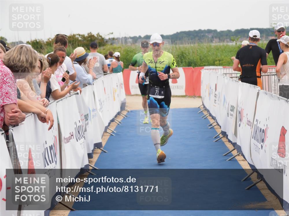 22.06.2025 - Viking Triathlon MichiJ http://msf.ph/oto/8131771 22.06.2025 15:41:29 Ziel 71, 505 meine-sportfotos.de